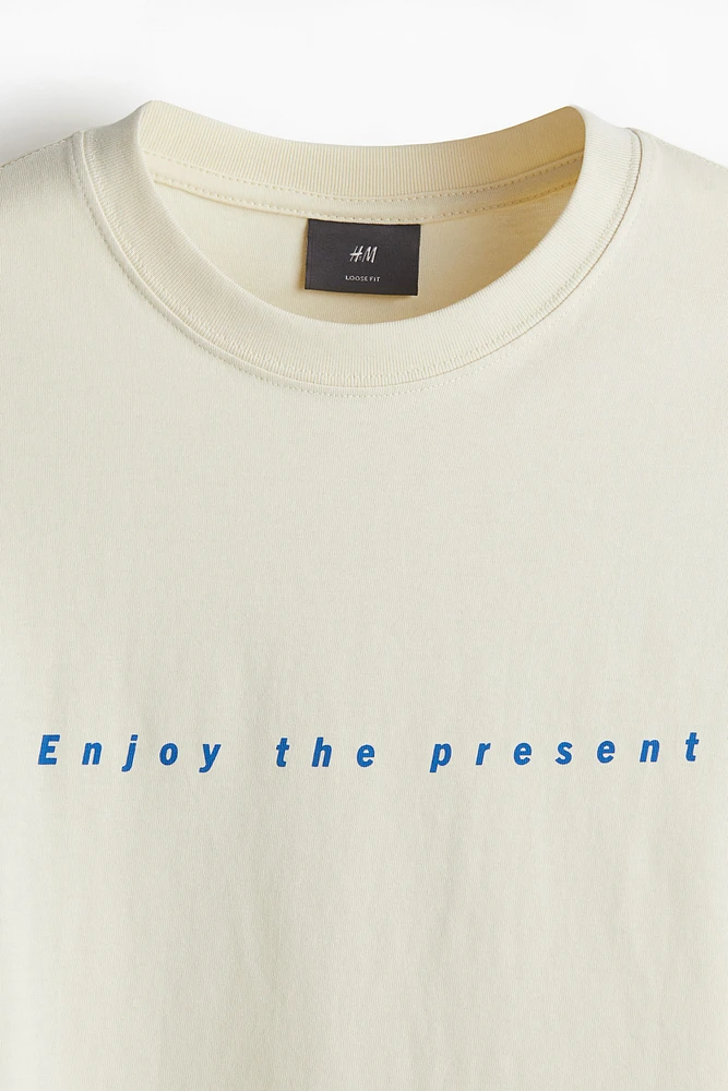 T-shirt imprimé Coupe Flottante