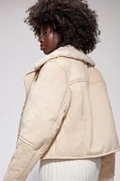 Teddy-fleece-lined Jacket