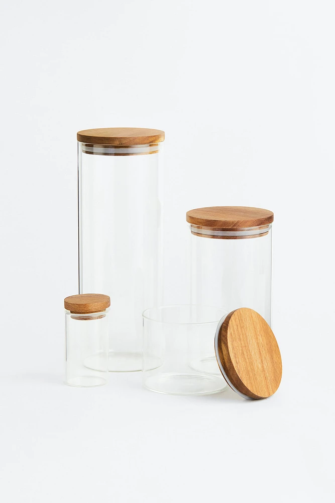 Glass Jar with Lid