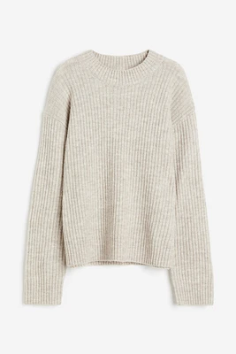 Rib-knit Sweater