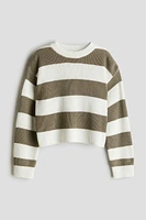 Rib-knit Sweater
