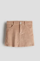 Cotton Corduroy Skirt