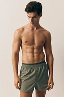 5-pack Woven Cotton Boxer Shorts