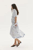 Tie-belt Shirt Dress