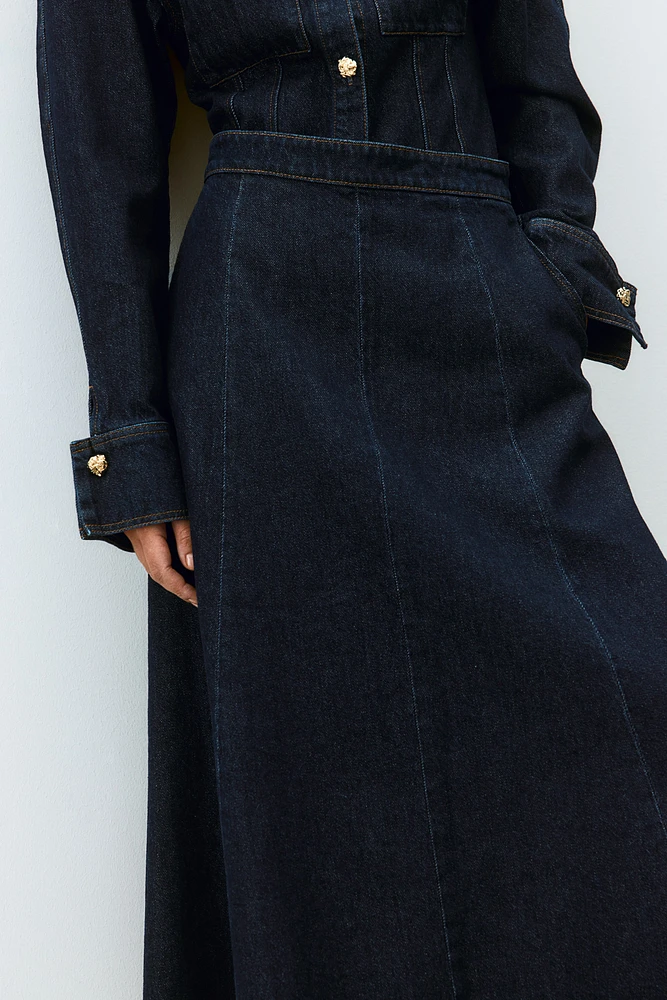 A-Line Denim Skirt