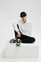 Regular Fit Textured Overshirt