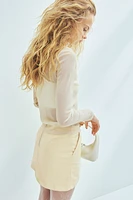 A-line mini skirt