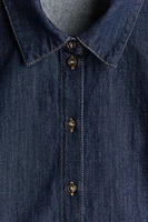 Short Denim Shirt