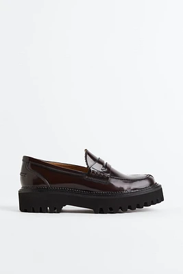 Chunky Leather Loafers