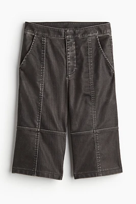 Distressed-look Capri Pants