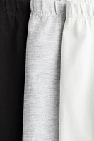 Lot de 3 leggings en coton