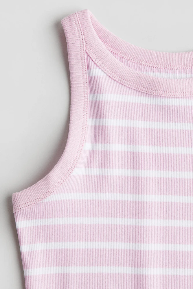 Camisole en coton côtelé