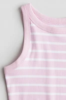 Camisole en coton côtelé