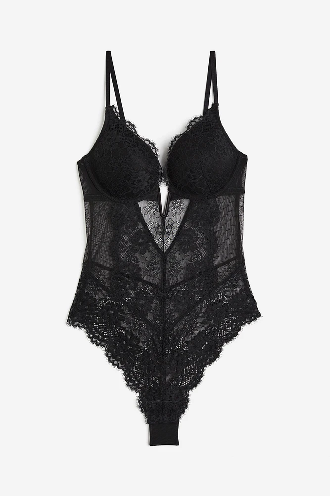 Lace Super Push-up Bodysuit