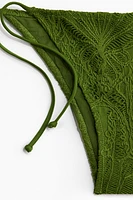 Tie tanga bikini bottoms