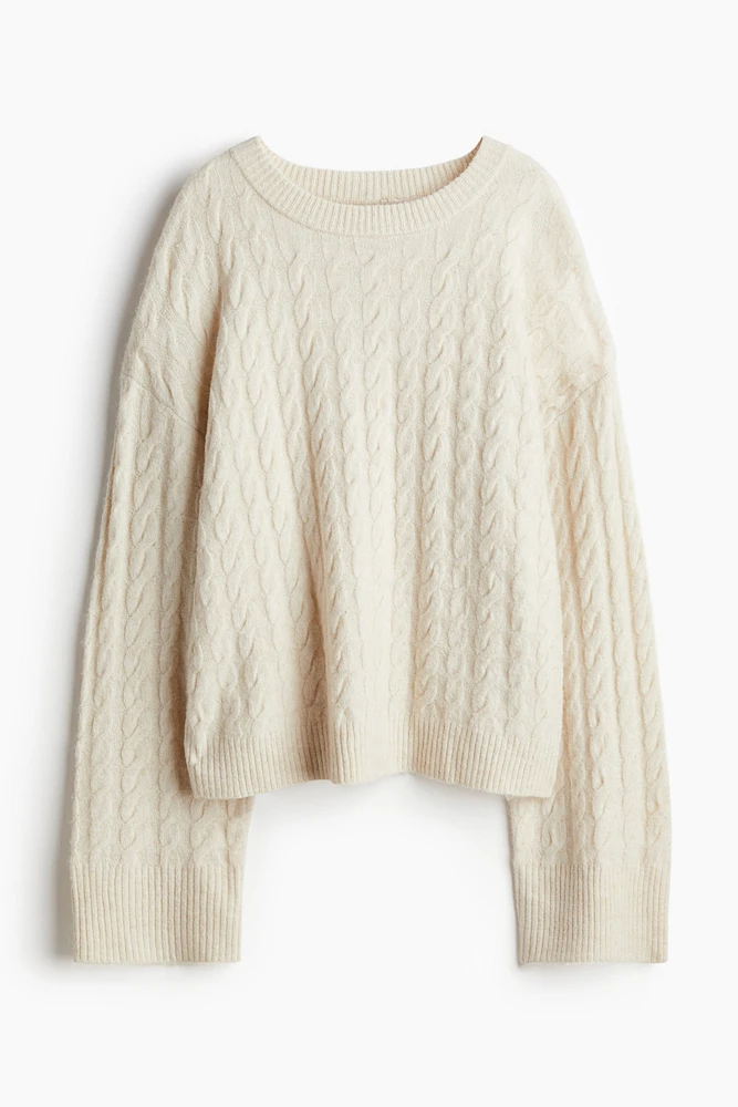 Cable-Knit Sweater