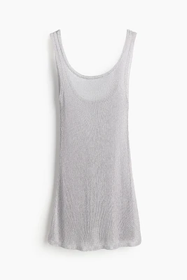Fine-knit A-line Dress