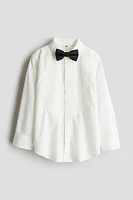 Tuxedo Shirt with Bow Tie