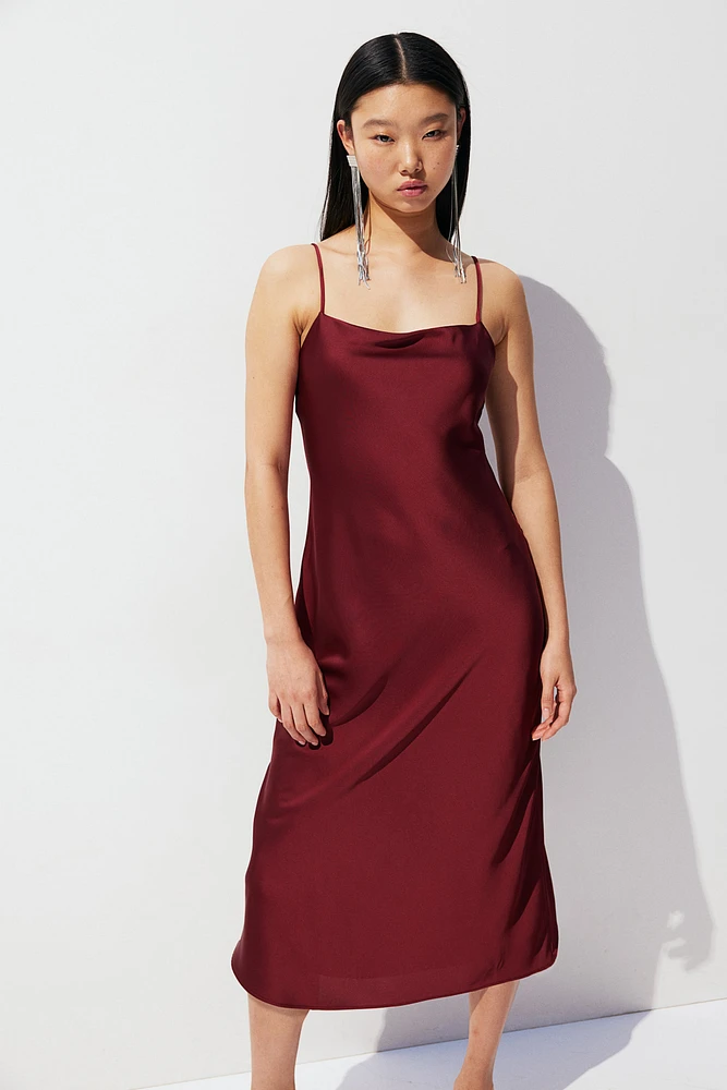 Tie-Detail Slip Dress