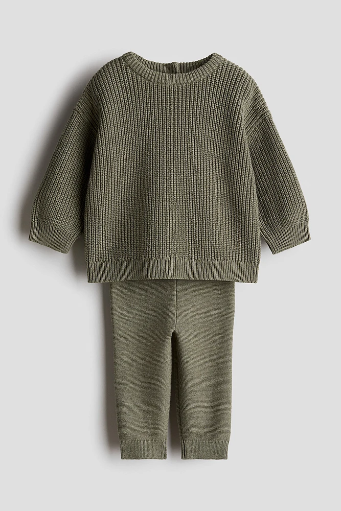 Ensemble 2 pièces en maille de coton