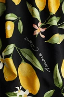 Balloon-Sleeved Tunic Dress