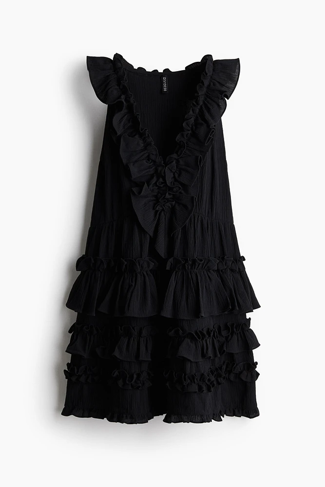 Ruffle-Trimmed Dress