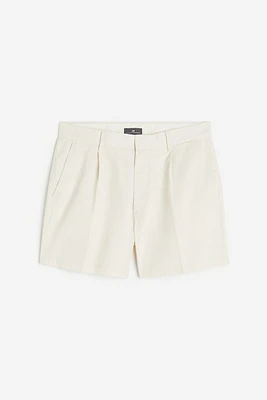 Regular Fit Linen-blend Tailored-look Shorts