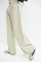 Linen-Blend Pants