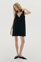 Jacquard-Weave Dress