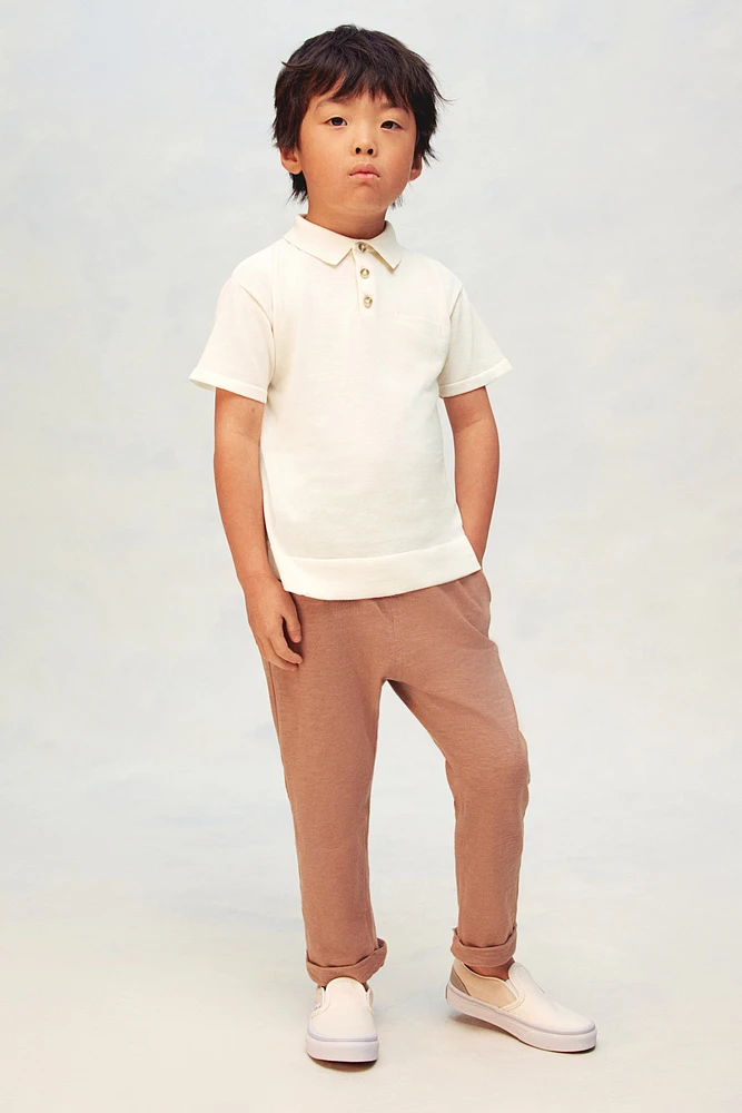 Silk-blend Polo Shirt