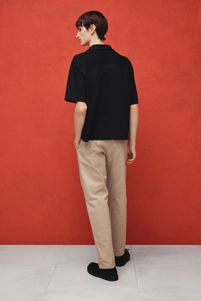 Regular Fit Jacquard-Knit Shirt