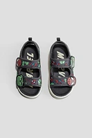 Motif-Detail Sandals