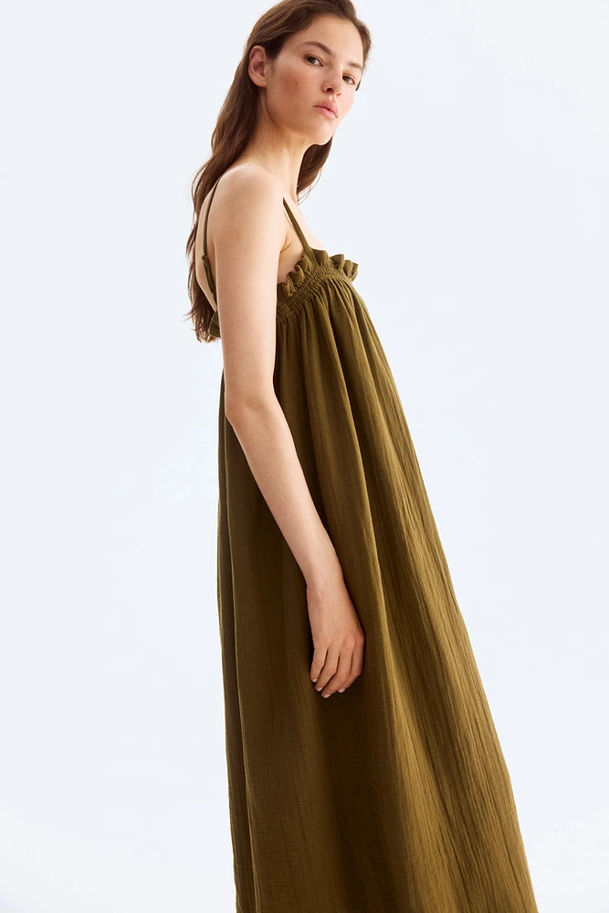 Strappy Muslin Dress