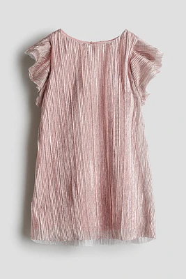 Pleated A-line Dress