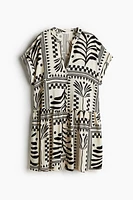Robe tunique froissée