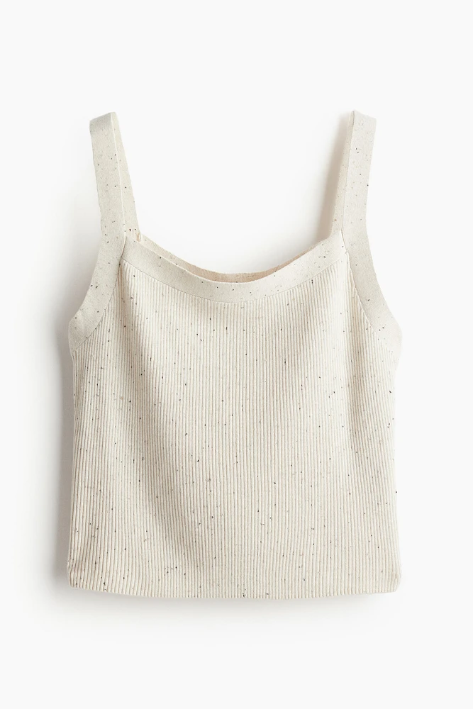 Rib-knit Tank Top