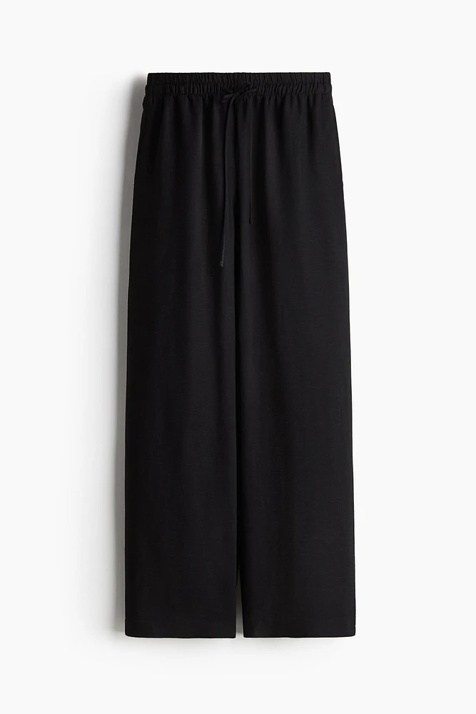 Pantalon en lin mélangé