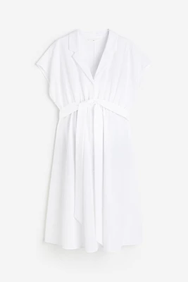 MAMA Tie-belt Shirt Dress