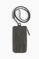 Leather Neck-Strap Wallet