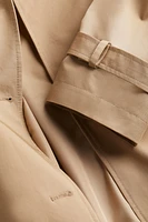 Cotton Twill Trench Coat