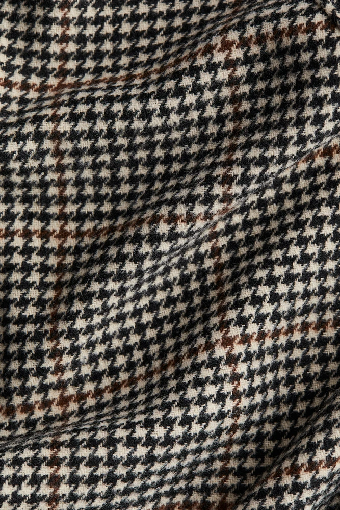 Tie-Belt Felted Coat