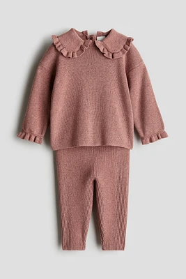 2-piece Rib-Knit Cotton Set