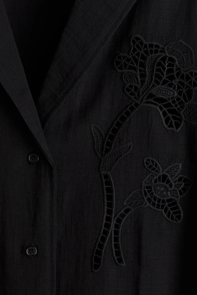 Eyelet Embroidered Shirt