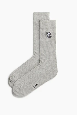 Chaussettes côtelées