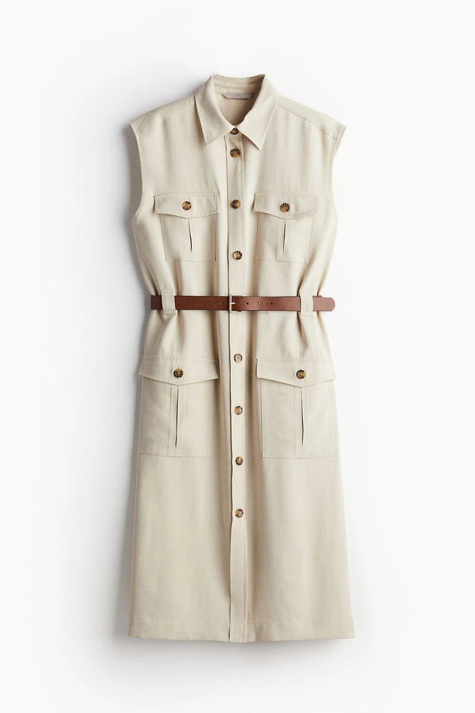 Belted Cargo Dress