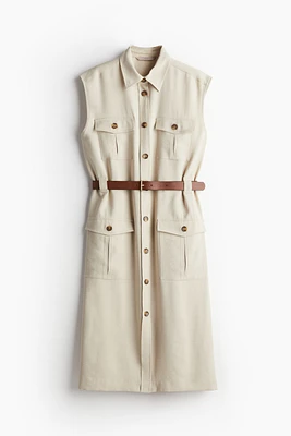 Belted Cargo Dress