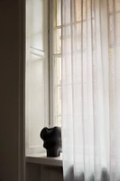 One-pack Long and Wide Linen-Blend Curtain Panel