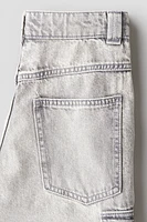 Wide-Leg Cargo Jeans