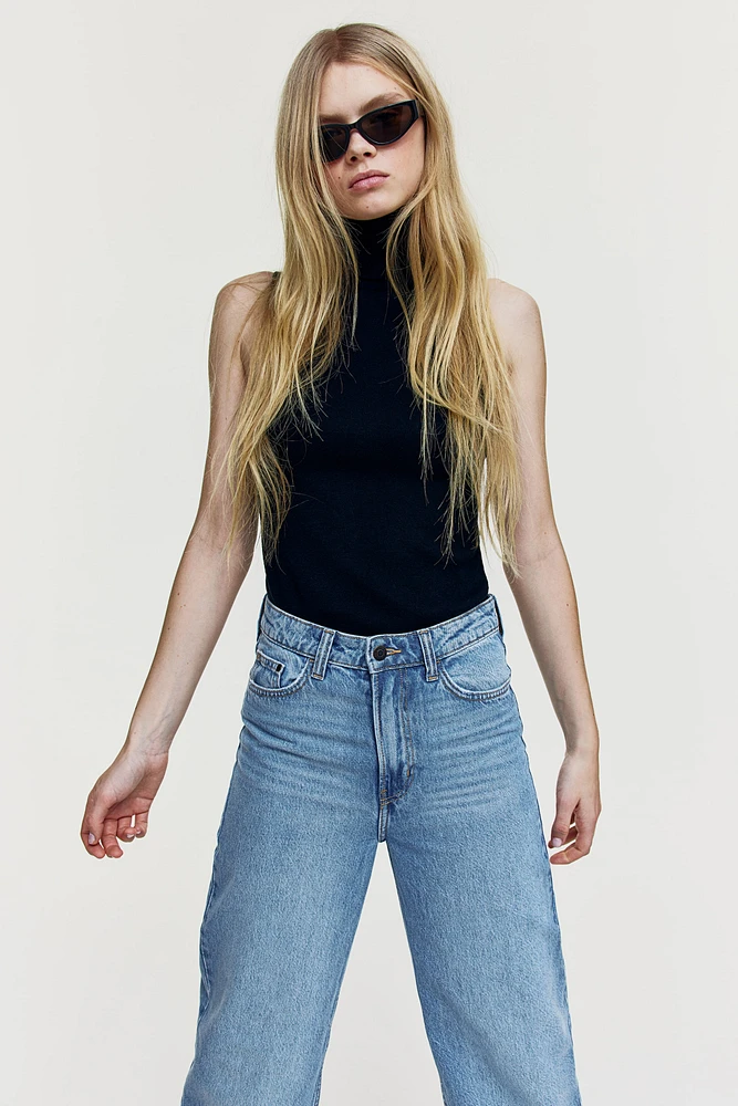 Jean ample Taille très haute