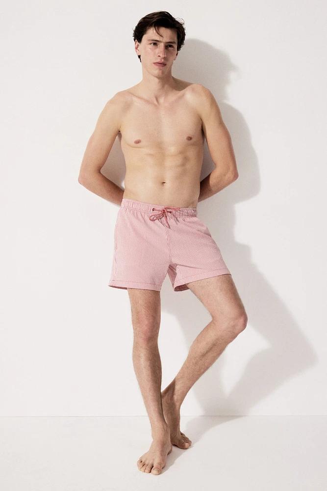 Seersucker Swim Shorts